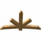 Ekena Millwork Alberta Rough Sawn Timber Gable Bracket, Western Red Cedar, 72"W x 42"H x 4"D x 6"F, 14/12 Pitch GBW072X42X0406ALB00RWR - alternate 5